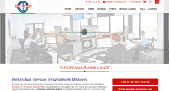 Desktop Screenshot of air-ambulance.com